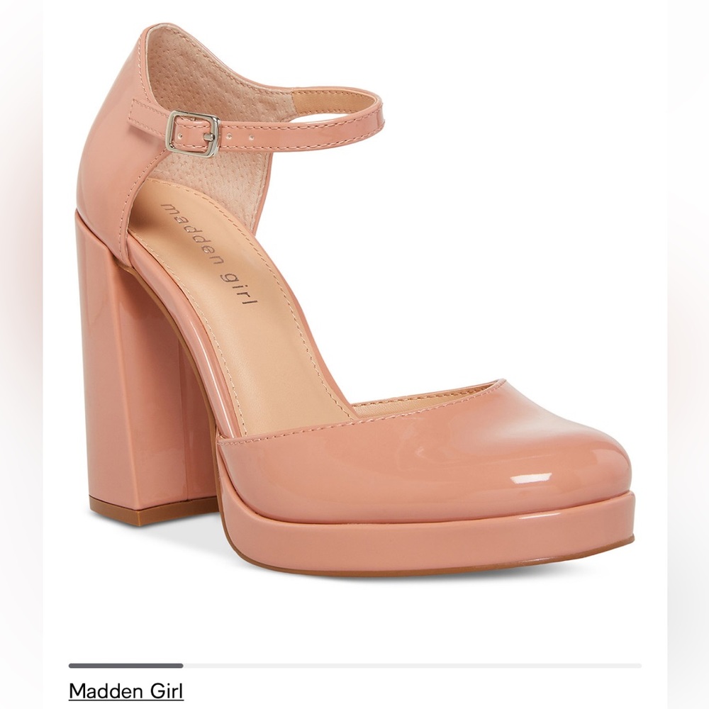 Madden Girl Block Heel Pumps (never worn)